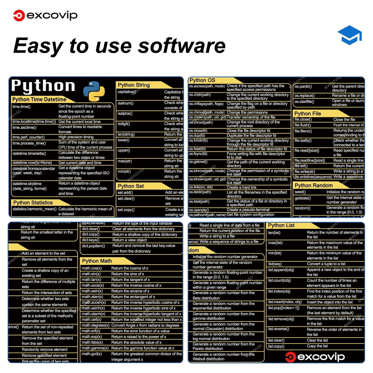 EXCOVip - Python Programing Mouse Pad – Nordova