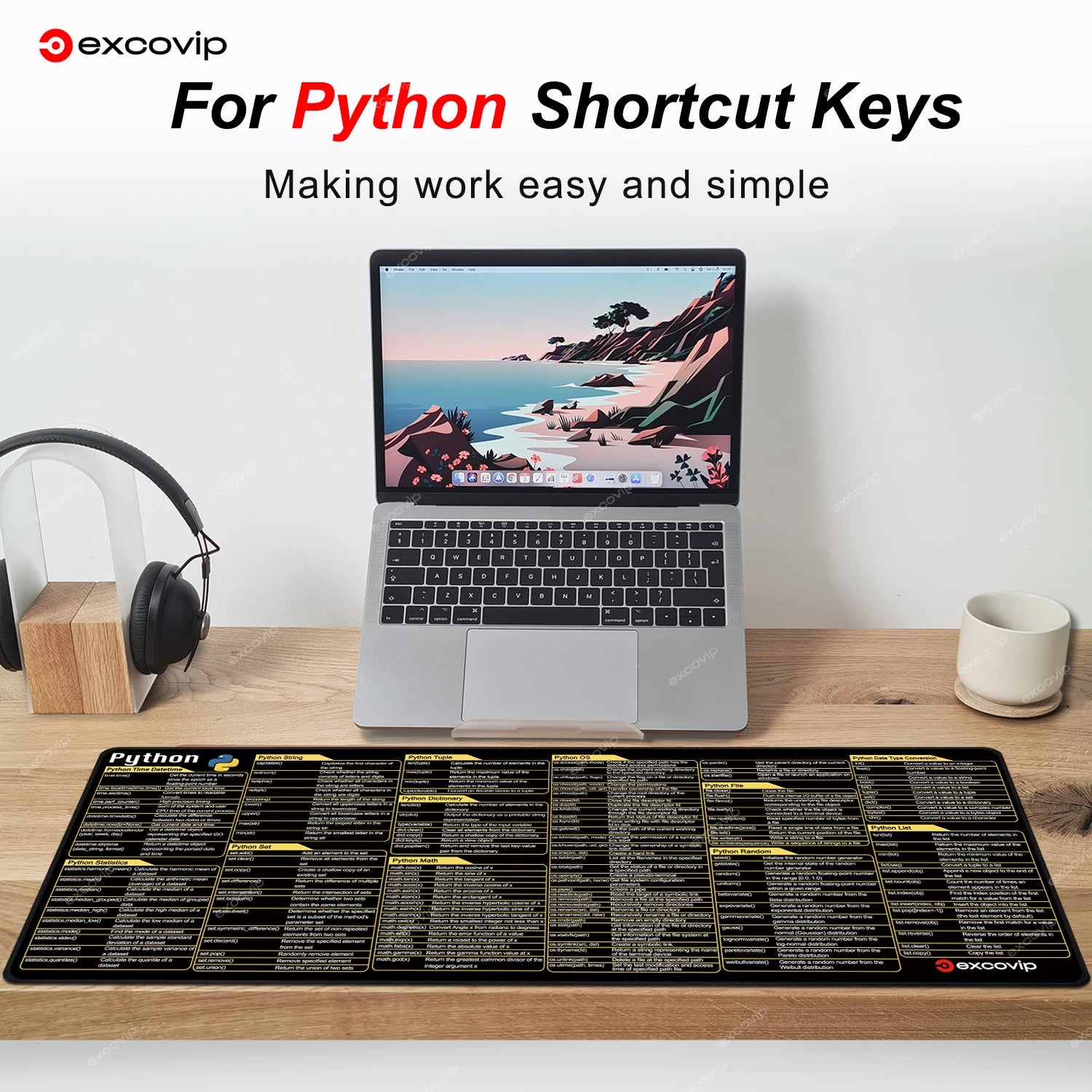 EXCOVip - Python Programing Mouse Pad – Nordova