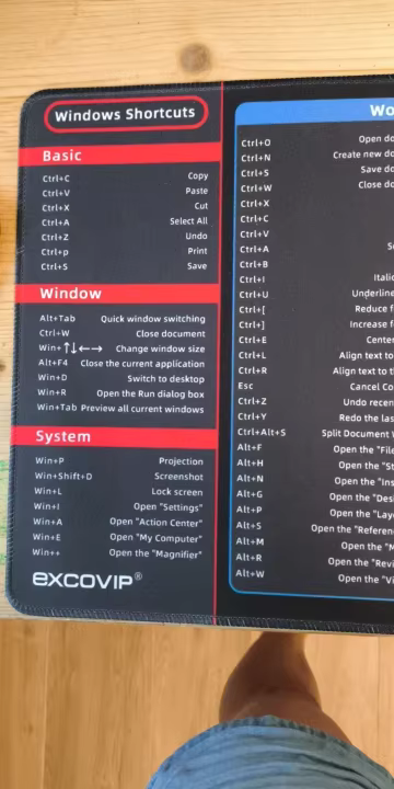 ExcoVip - Excel Mousepad