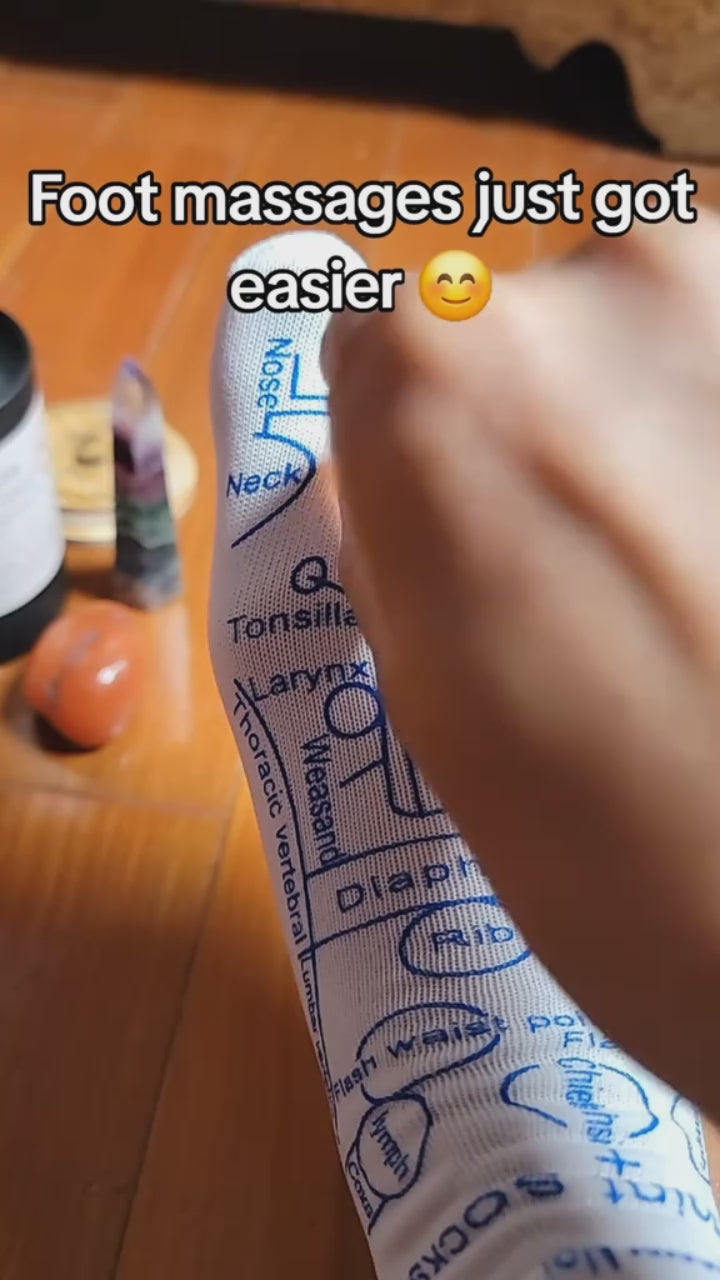 SootheSteps - Reflexology Chart Socks